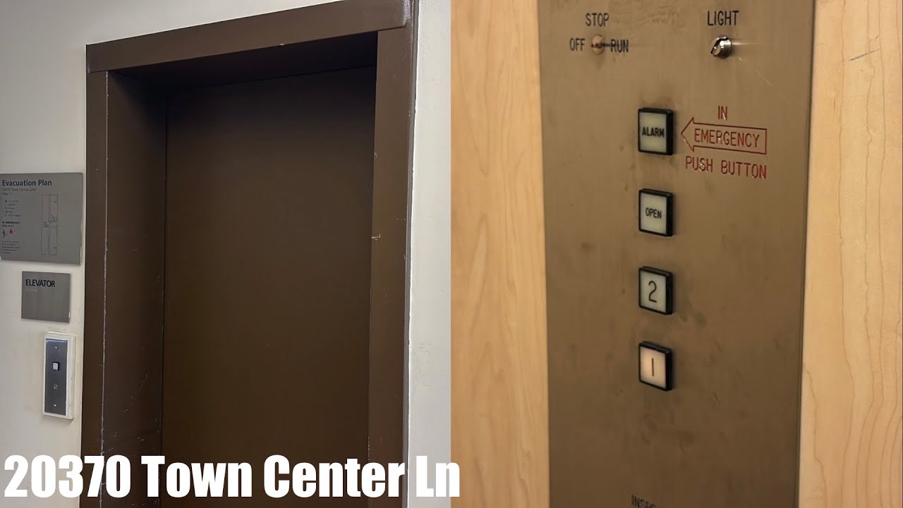 Vintage Montgomery Hydraulic Elevator @ 20370 Town Center Ln, Cupertino, CA