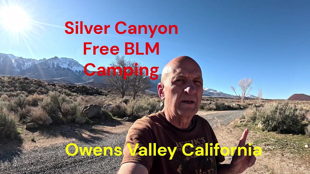 Free BLM camping Silver Canyon Owens Valley California #mountains #camping #adventure #travel #rv