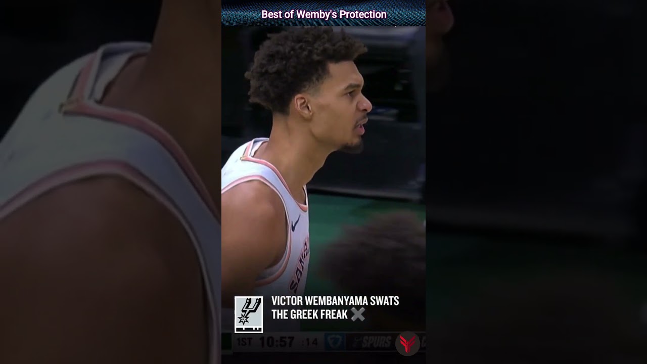 Best of Victor Wembanyama's RIM Protection | 2024-2025 #shorts #nba #blockparty