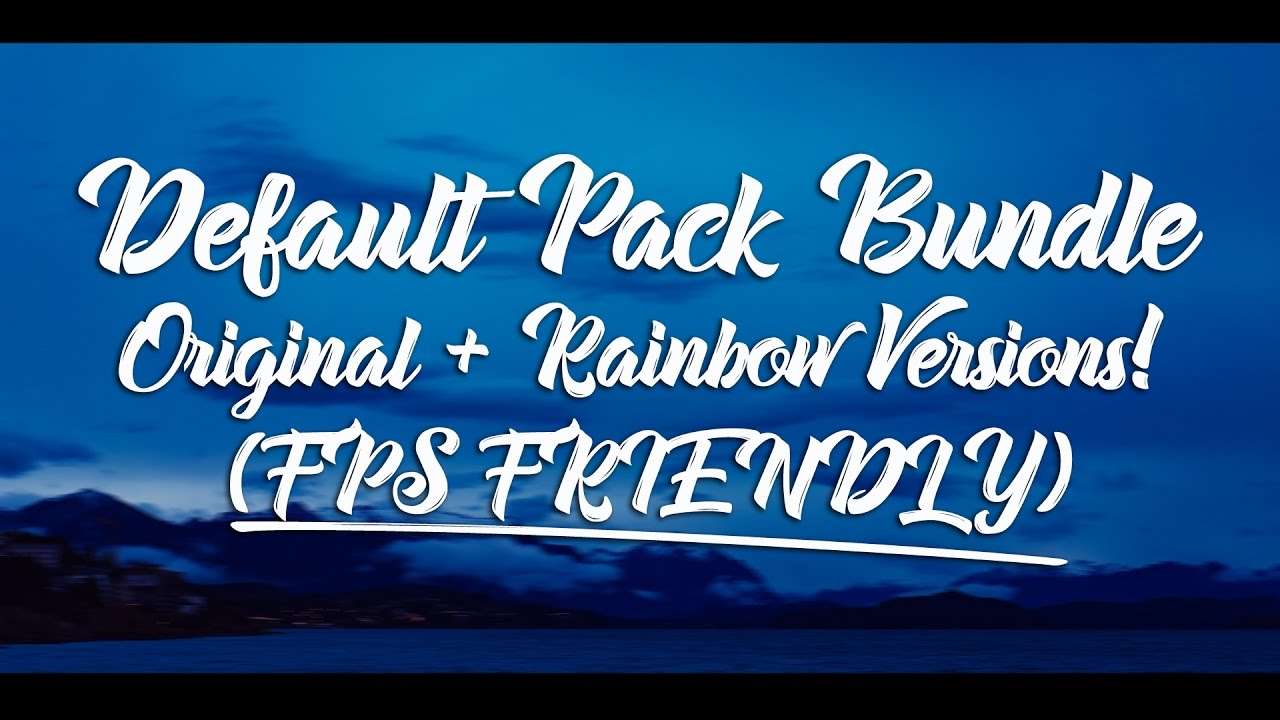 PotPvP | Default Pack Bundle Release + Rainbow Versions (FPS Friendly)