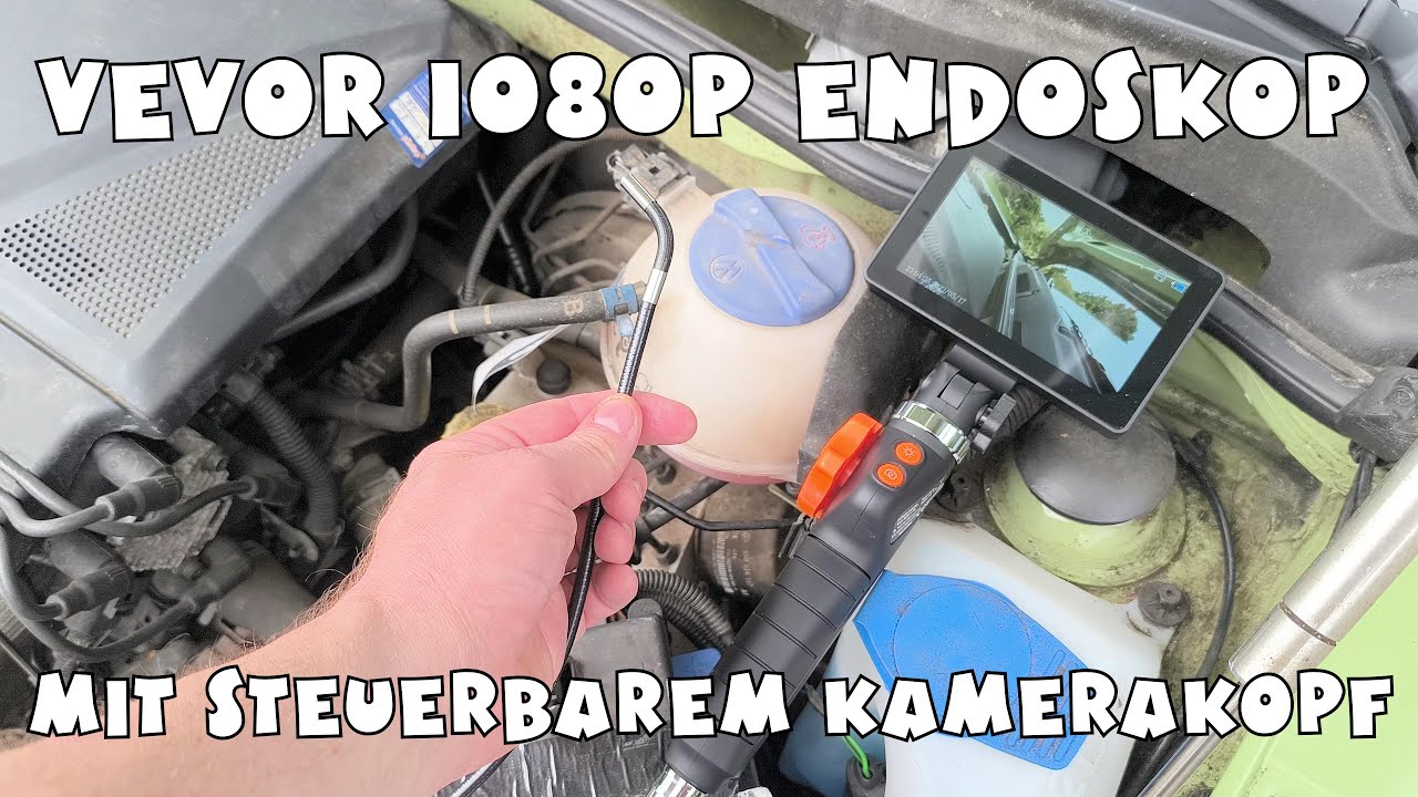 2025 Upgrade: Vevor 1080p HD Endoskopkamera mit beweglichem Kopf
