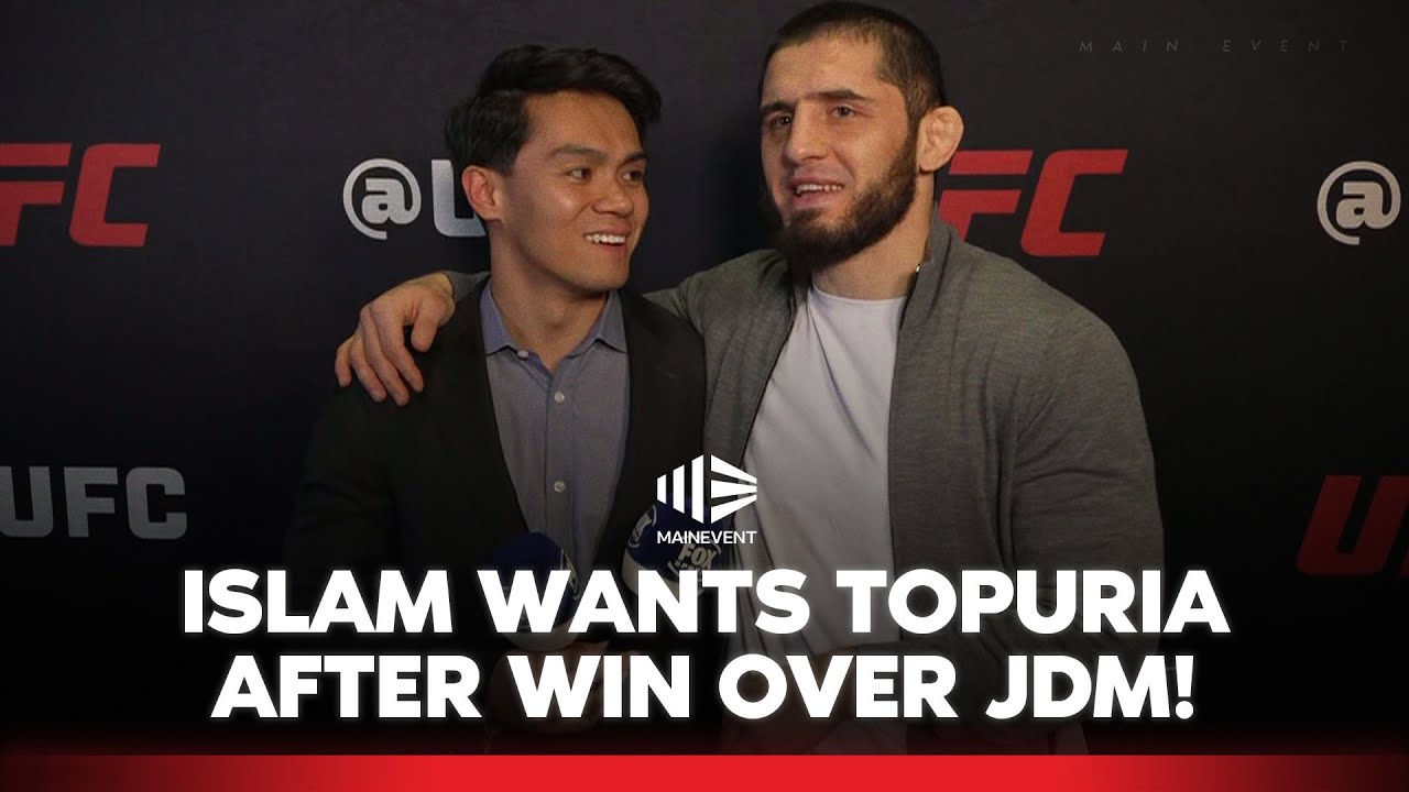 Makhachev SLAMS Australian reporter after UFC 322 🤣 Double Champ teases SUPERFIGHT | Main Event