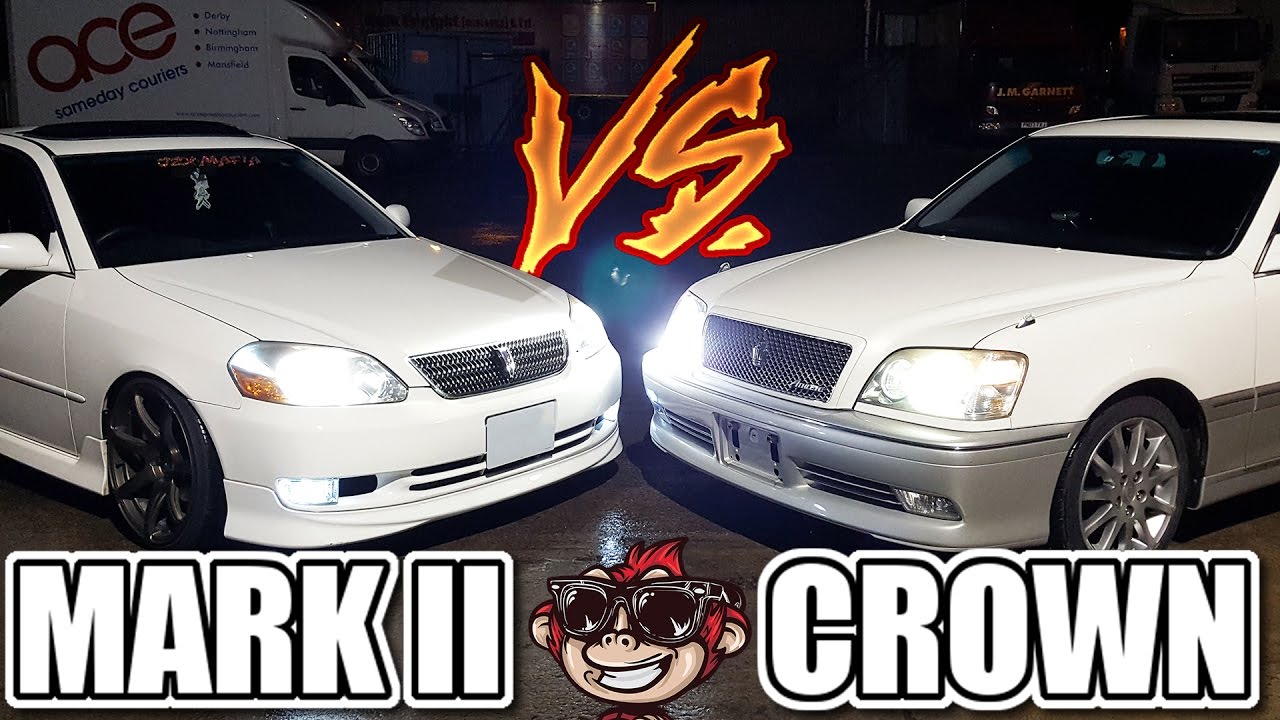🐒 STREET RACE TOYOTA MARK 2 VS CROWN | BATTLE OF THE 1JZ