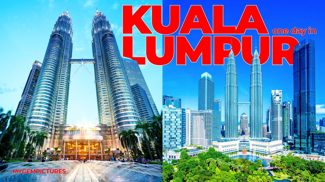 ONE DAY IN KUALA LUMPUR (MALAYSIA) | 4K 60FPS | High-Tech & History