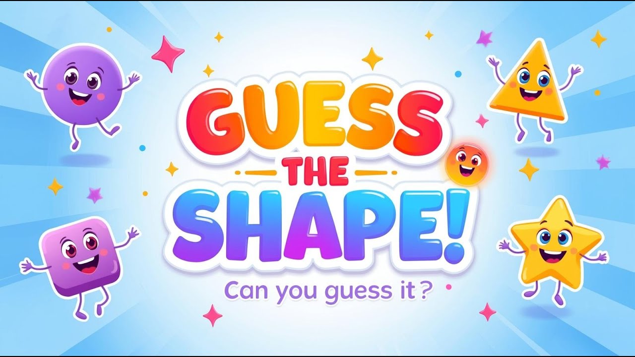 Guess the Shape Name?  Fun Shape Challenge Game!