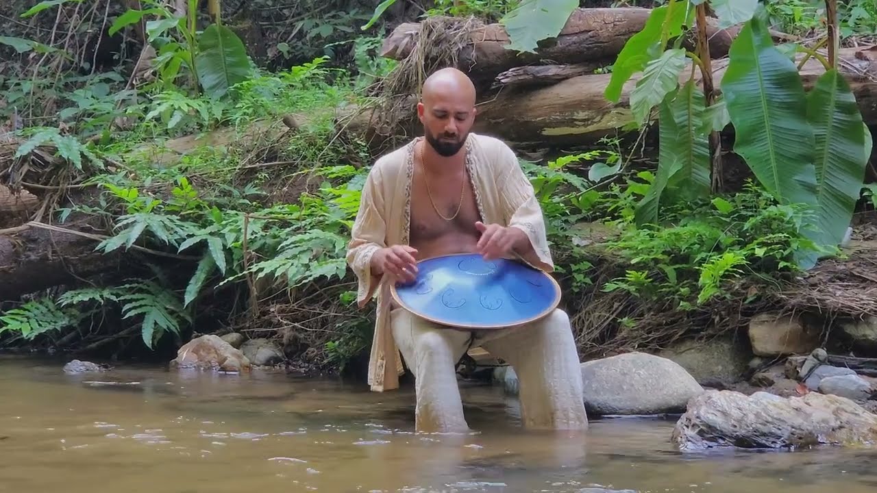 In & Out - Handpan Journey | 1 Hour Live Meditative Music | Pai Jungle, Thailand