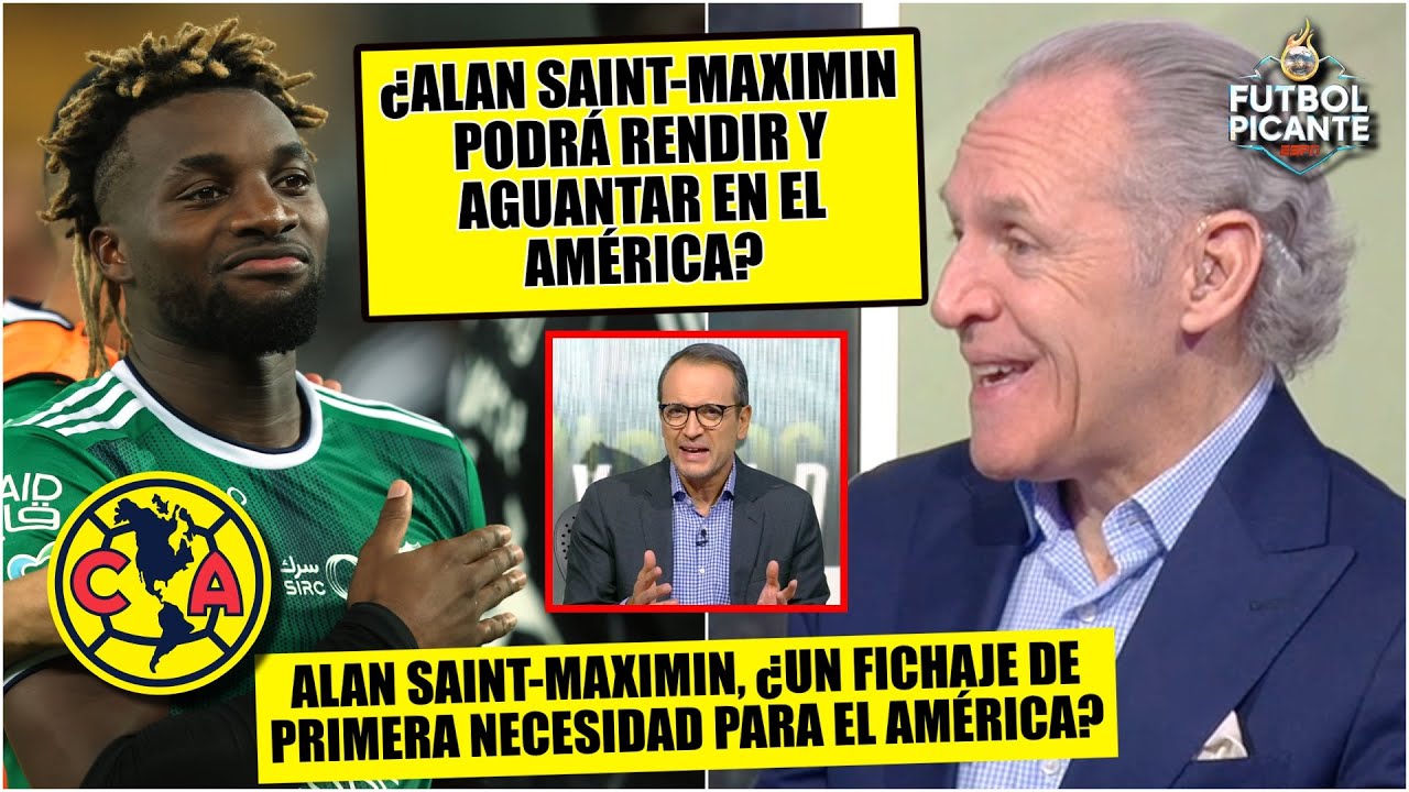 AMÉRICA ALLAN SAINT-MAXIMIN LLEGÓ A MÉXICO ¿Preocupa su paso por distintos clubes? | Futbol Picante
