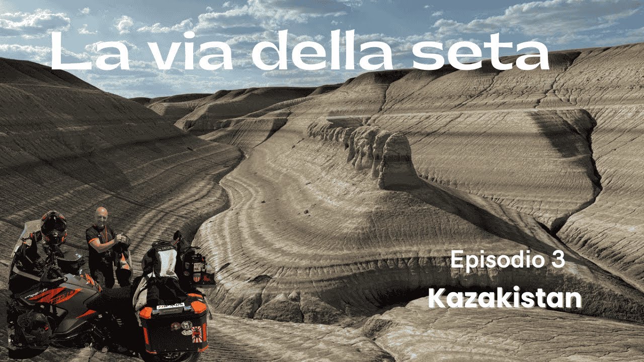 Kazakistan con @77roads_viaggiinmoto Atyrau Aktau Deserto del Mangystau - La via della seta