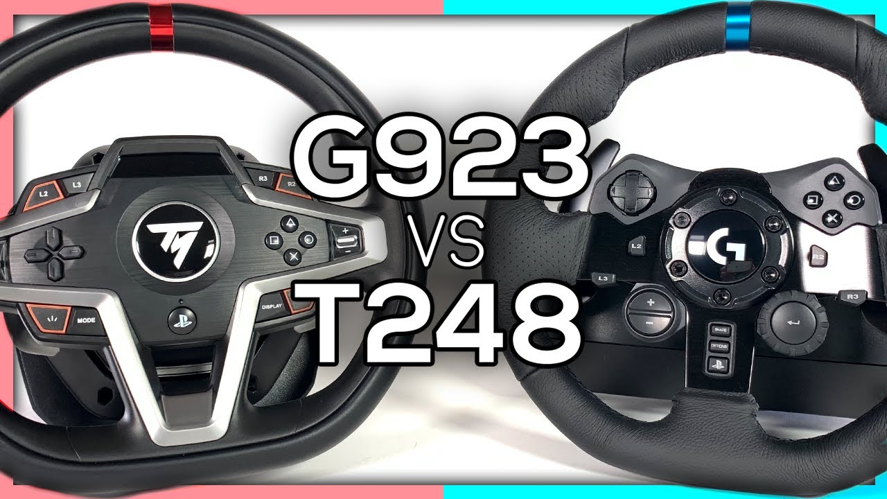 Logitech G923 против Thrustmaster T248 | Какой руль для симуляторов гонок ЛУЧШИЙ начального уровня?!