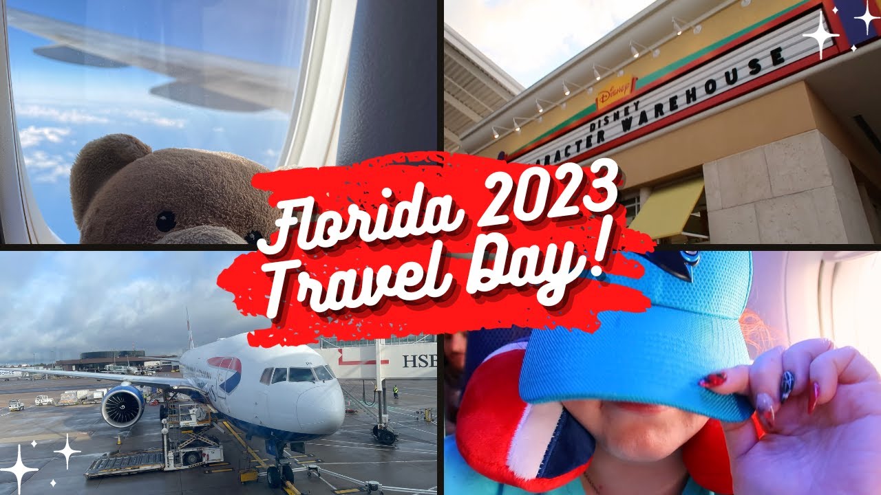 FLORIDA OCT 2023 ✈️ | Travel day! British Airways Economy, Disney's CW, Ramada Room Tour.