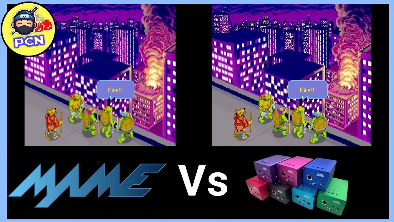 MAME против MiSTer FPGA | Параллельно | Один контроллер управляет обоими
