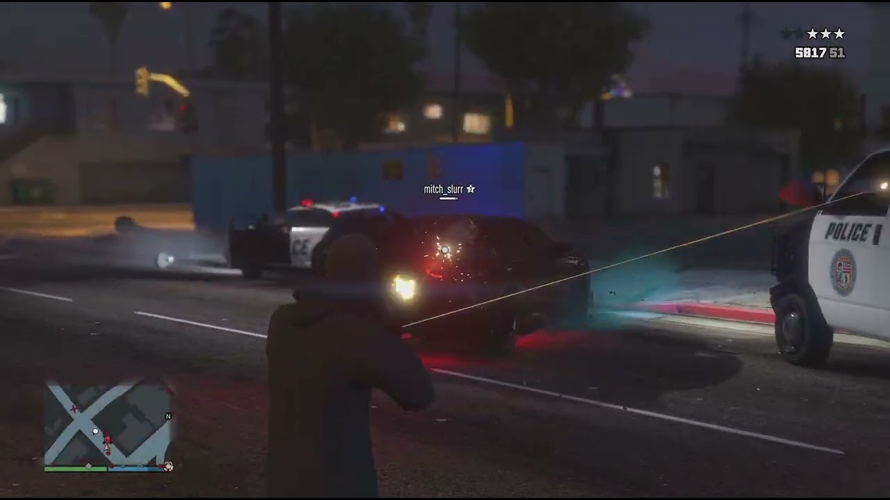 Grand Theft Auto V_ Eps 7.LilRu Robs Store! Gets Into Bangout With Ops!