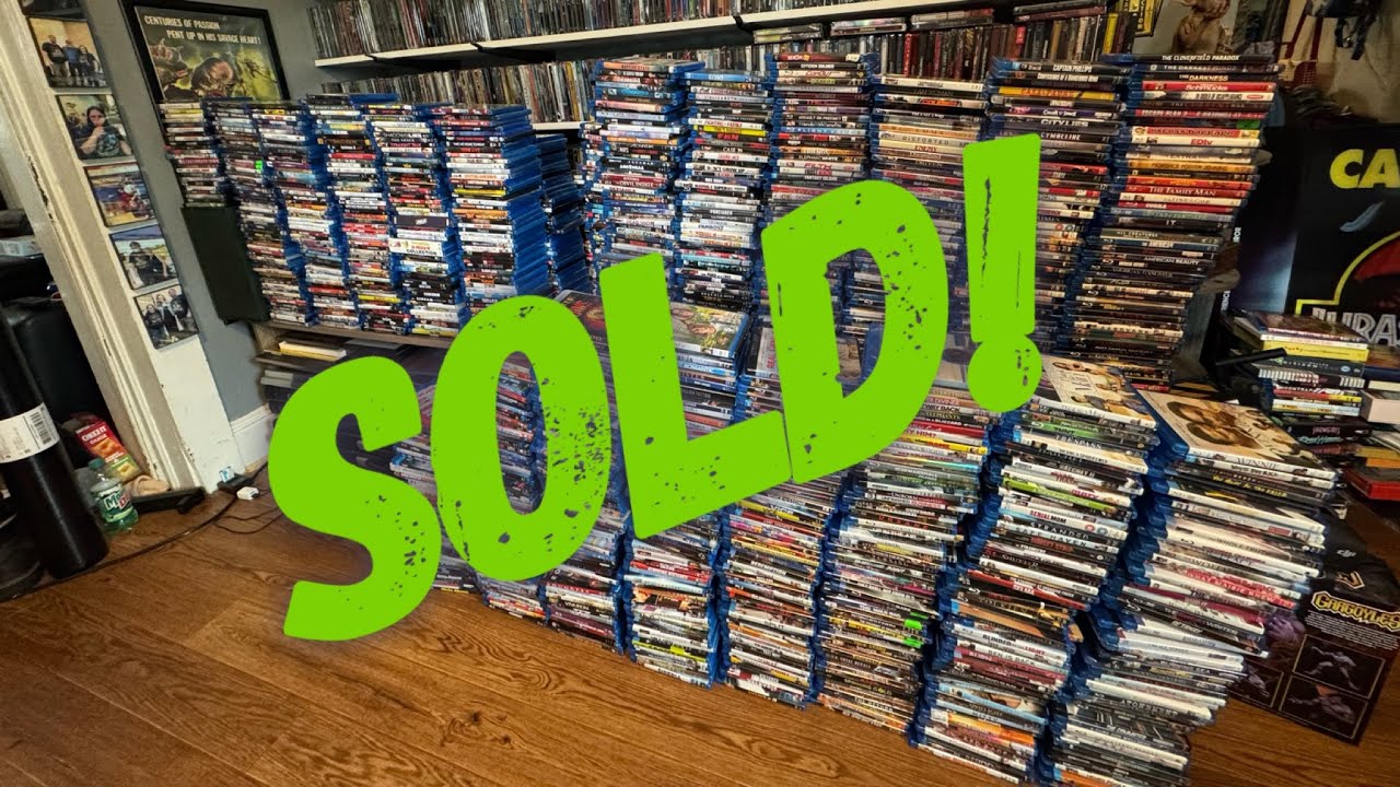 I sold HALF of my Physical Media Collection! #bluray #4kultrahd 