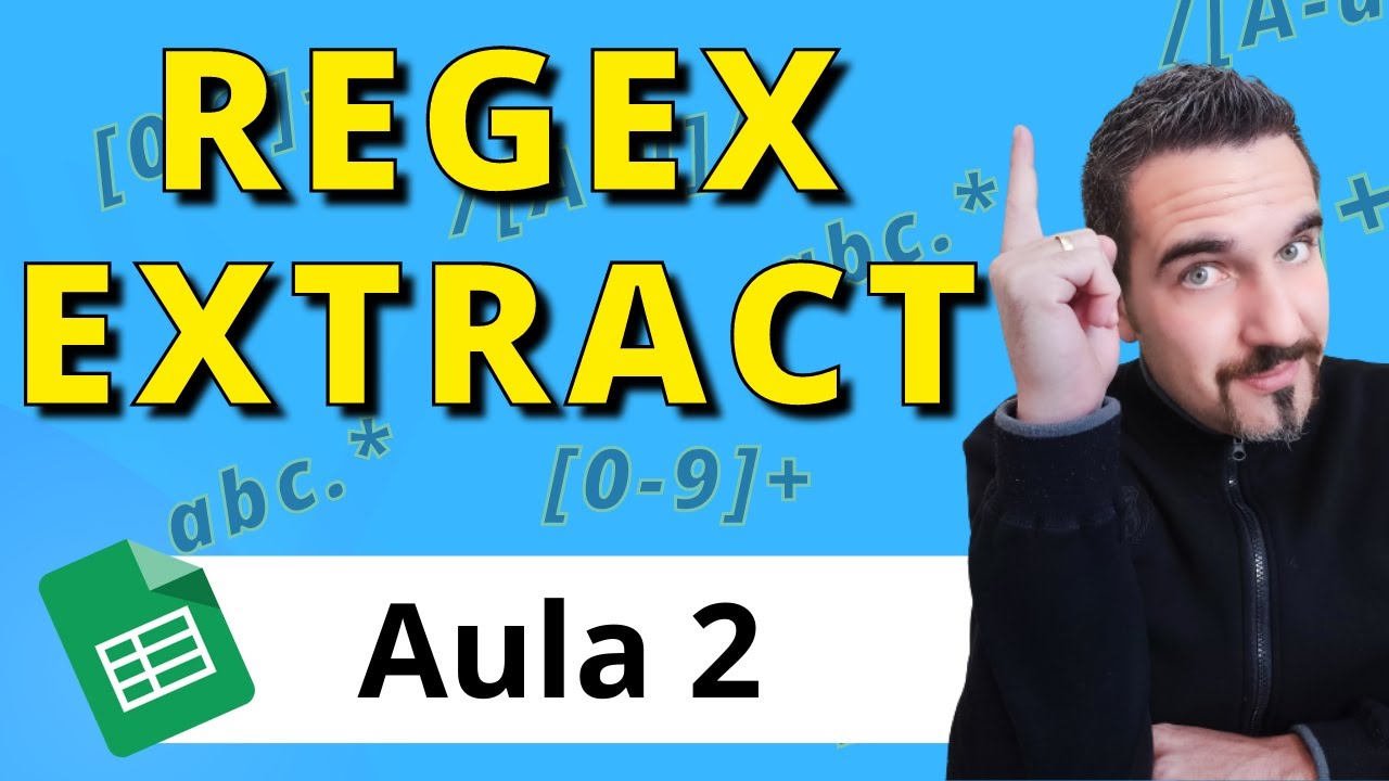 Como extrair texto de uma string com a função REGEXEXTRACT | Planilhas Google