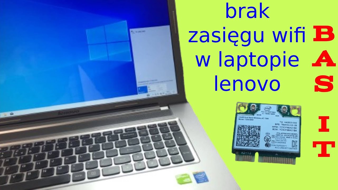 problem z wifi w laptopie lenovo - brak zasięgu ....