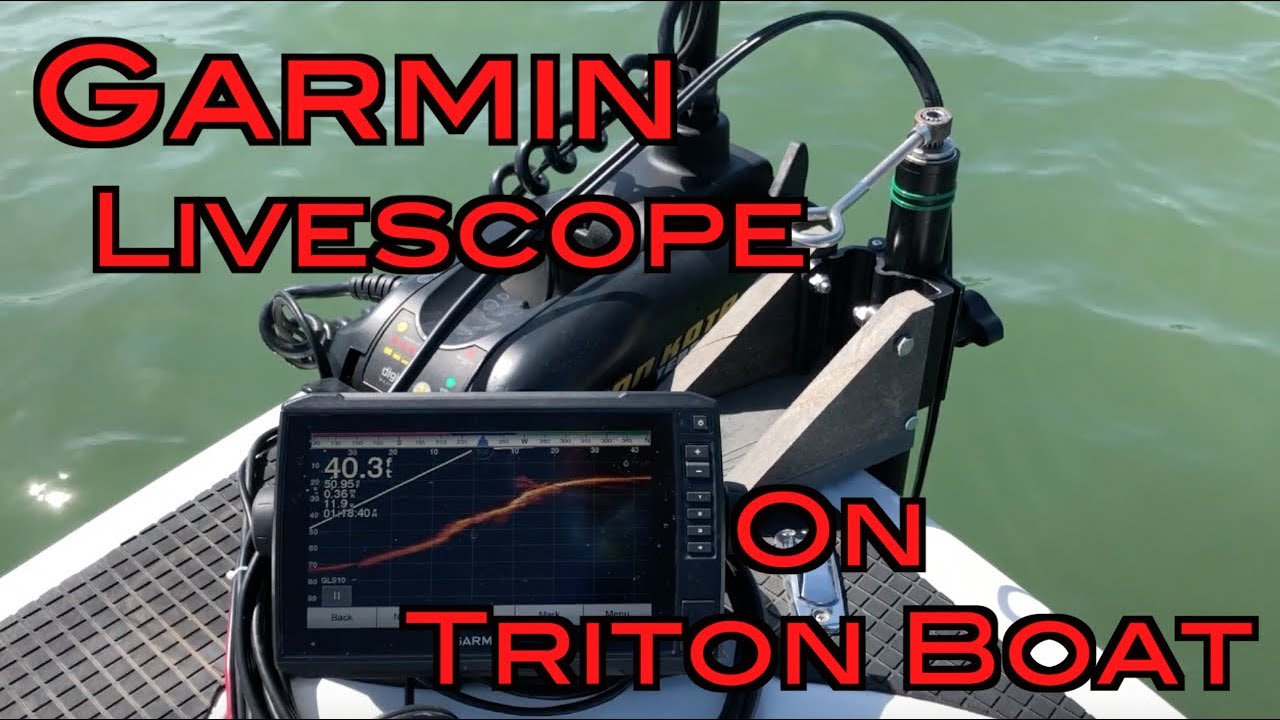 Livescope Mount on my Triton Boat