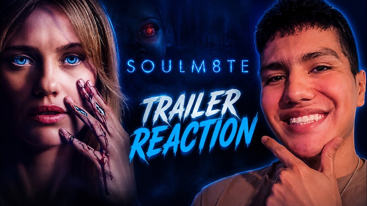SOULM8TE Trailer REACTION! #roadto5k #m3gan #trending #reaction