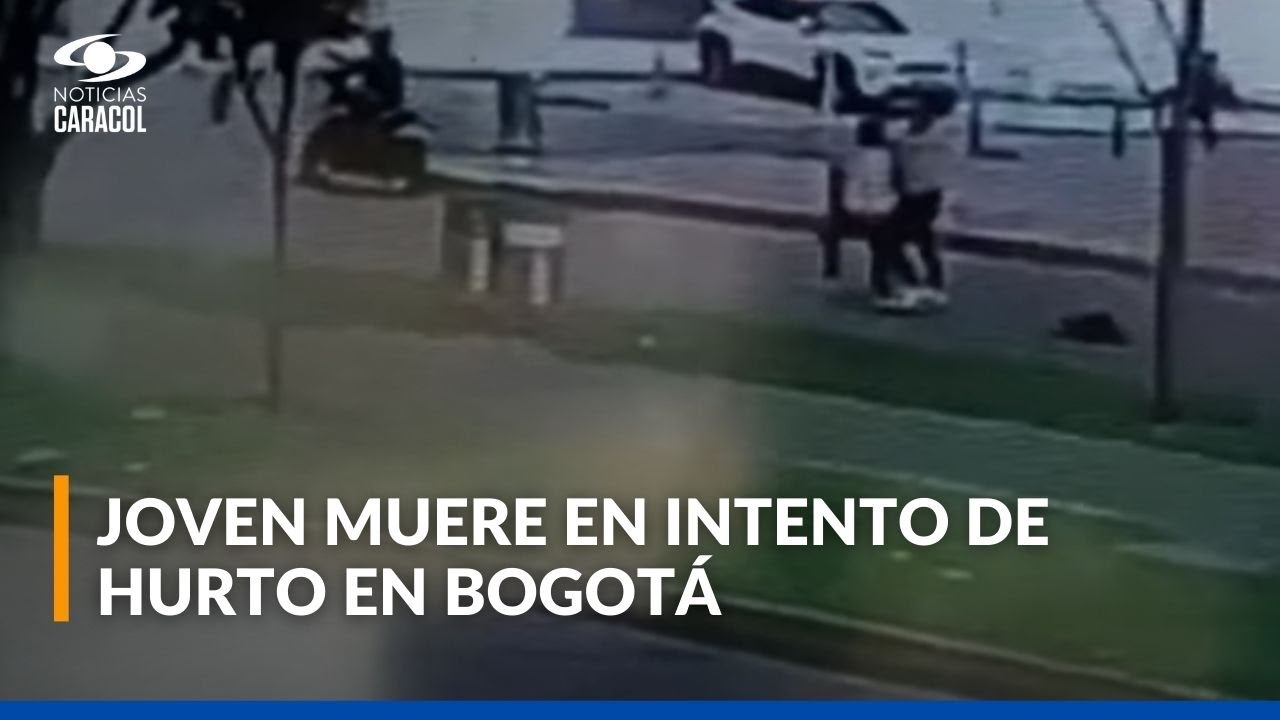 Atraco en el norte de Bogot&aacute;: videos muestran el hecho que termin&oacute; con un joven muerto