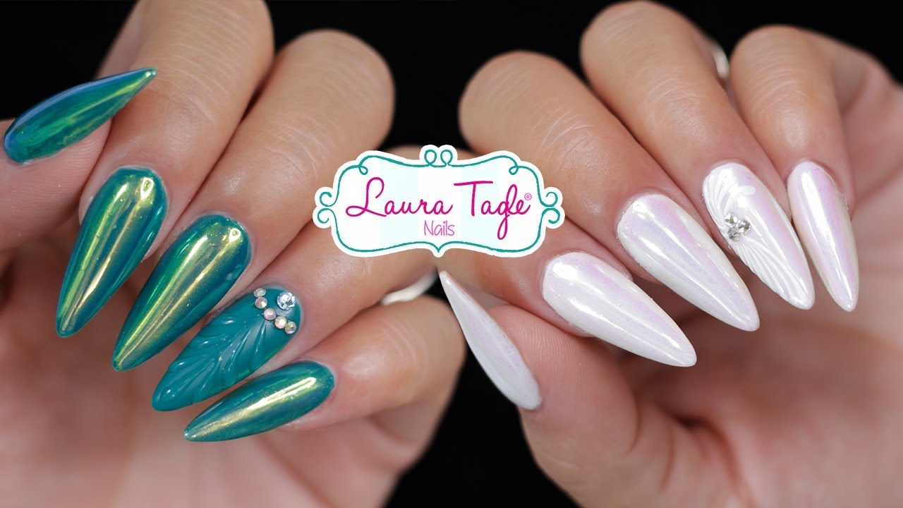UÑAS EFECTO LUMINAURA/ ESPEJO DE COLORES | COLOR CHROME Mirror Powder