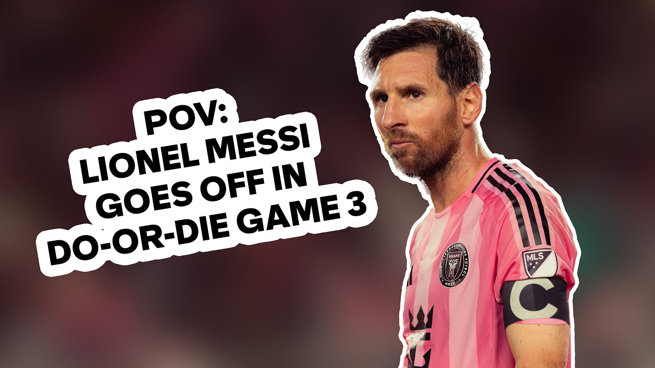 POV: Messi ERUPTS in MUST-WIN GAME 3! 2 Goals and 400th Career Assist