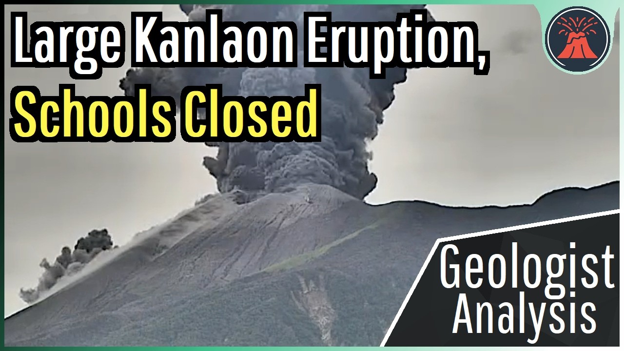Kanlaon Volcano Eruption Update; Large Eruption Occurs, Schools Closed