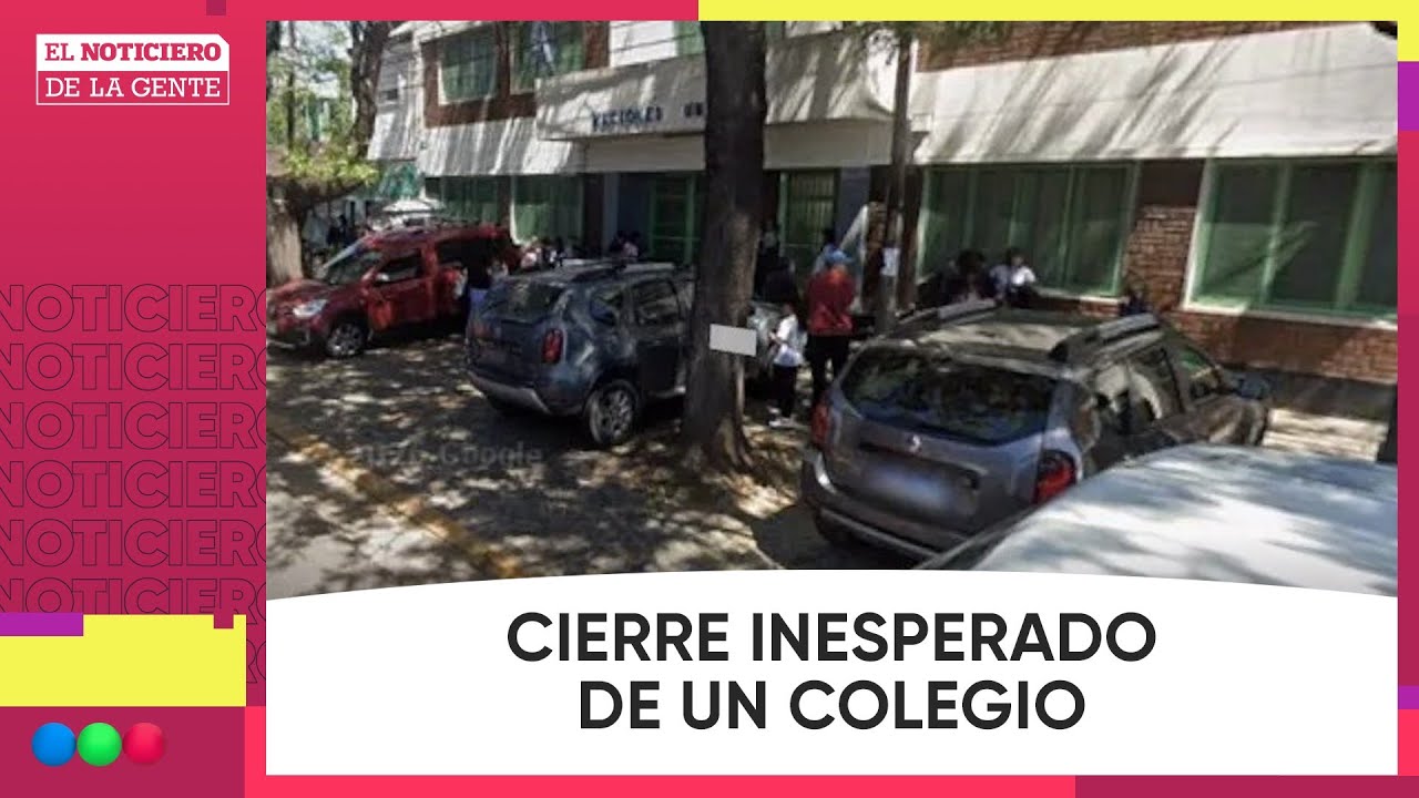 CIERRE INESPERADO de un COLEGIO: 350 chicos sin clases #ElNotidelaGente