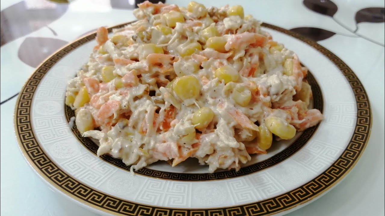 Qarğıdalı salatı