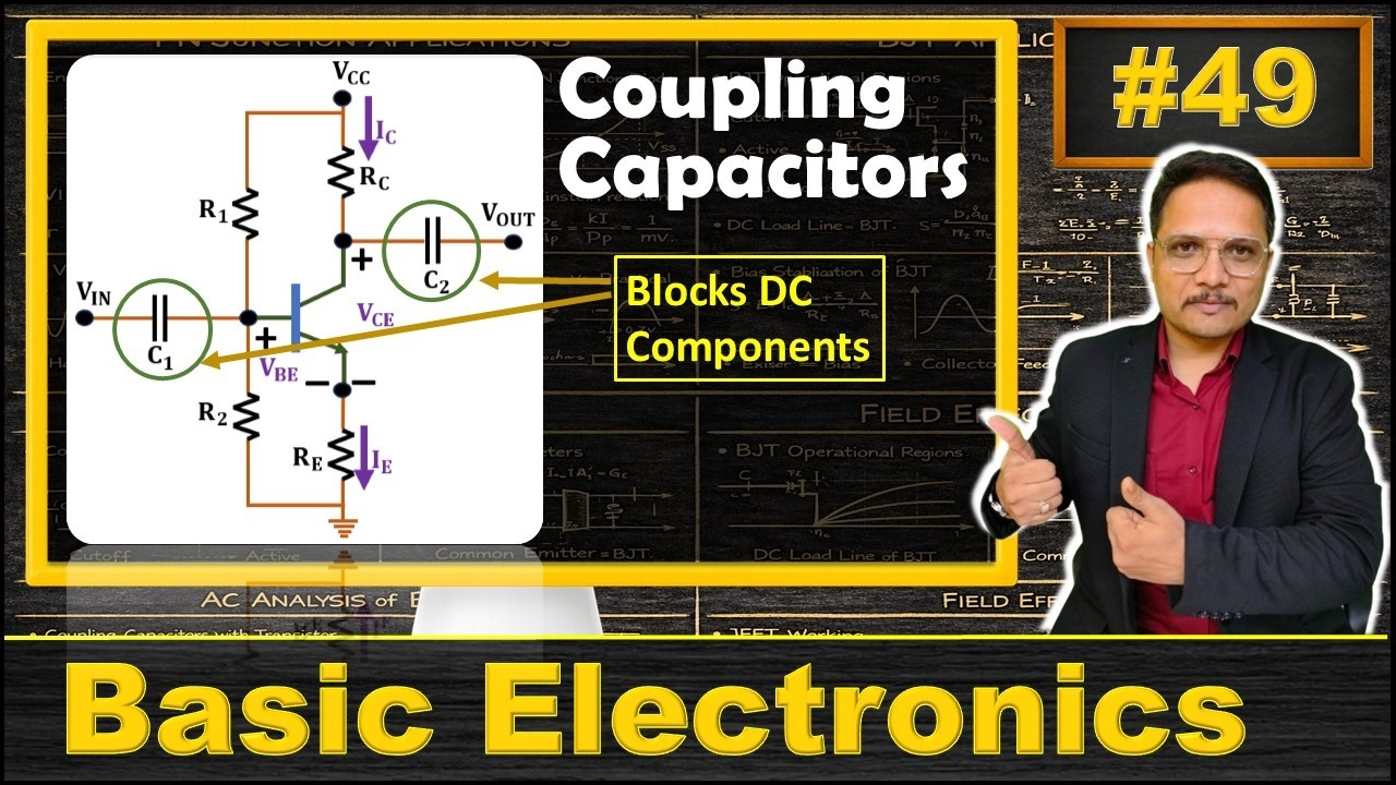 Coupling Capacitors with Transistor | Basics & Working of Coupling Capacitors with Transistor