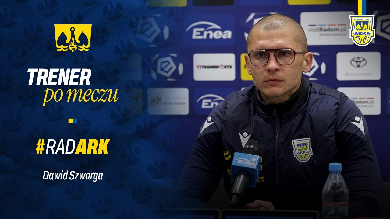 RADOMIAK RADOM - ARKA GDYNIA 3:1. TRENER PO MECZU