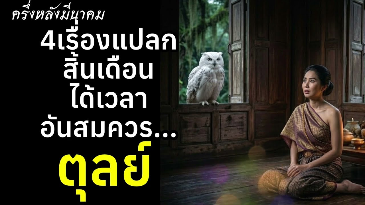 ราศีตุลย์ เรื่องแปลกสิ้นเดือน