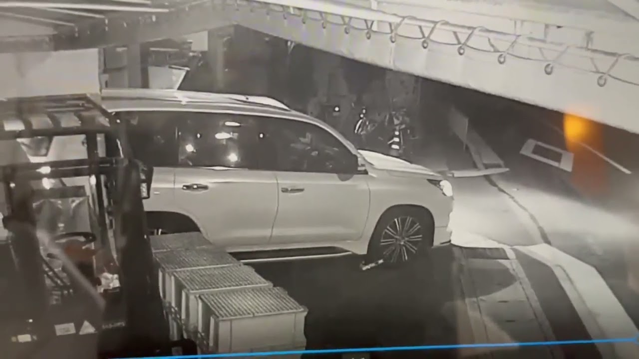 レクサスLXの盗難手口　一部始終