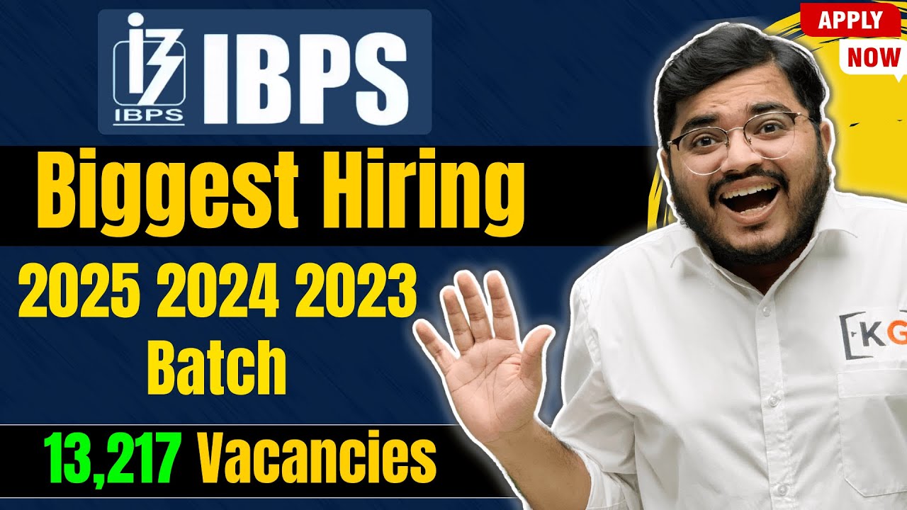 IBPS RRB 2025 Recruitment | 13000+ Vacancies | IBPS Biggest Hiring | Eligibility, Salary, Apply Now
