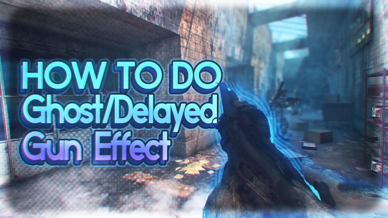 How To Make A Delayed/Ghost Gun Effect [After Effects Editing Tutorials #4]