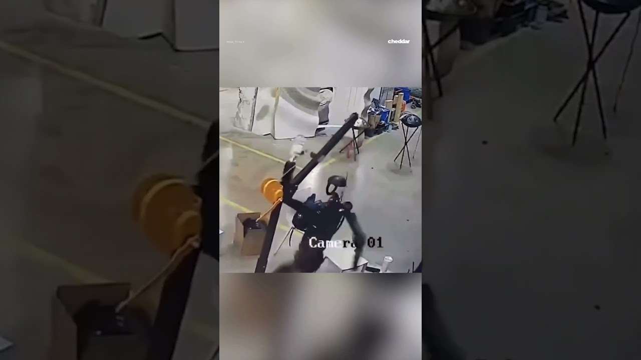 Robot malfunctions and goes rogue during training