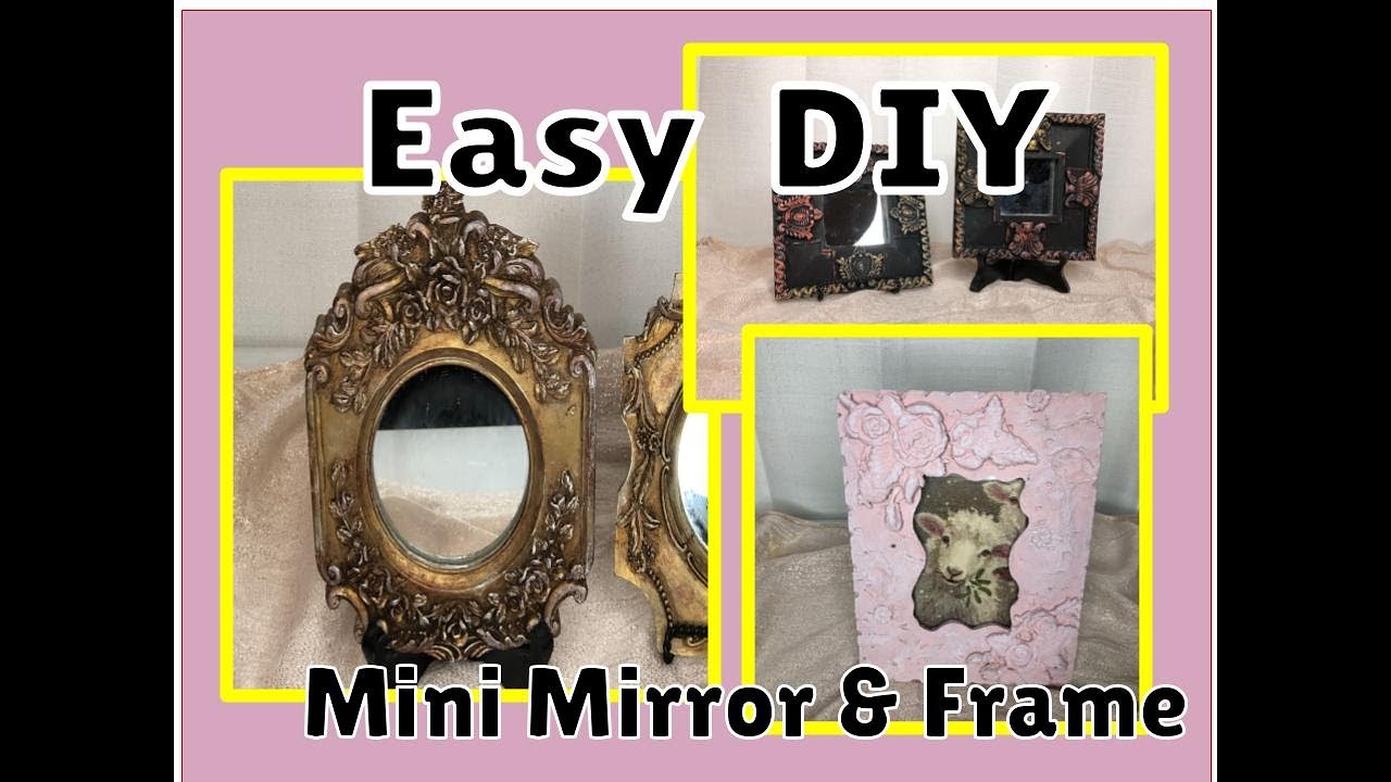 EASY DIY      Old Mirrors & Frames Back To Life!    #diy #upcycle