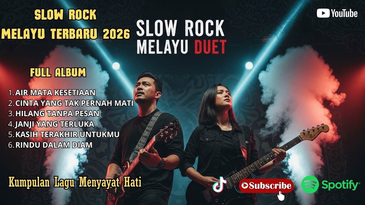 PLAY LIST DUET SLOW ROCK MELAYU - VIRAL TAHUN 2026