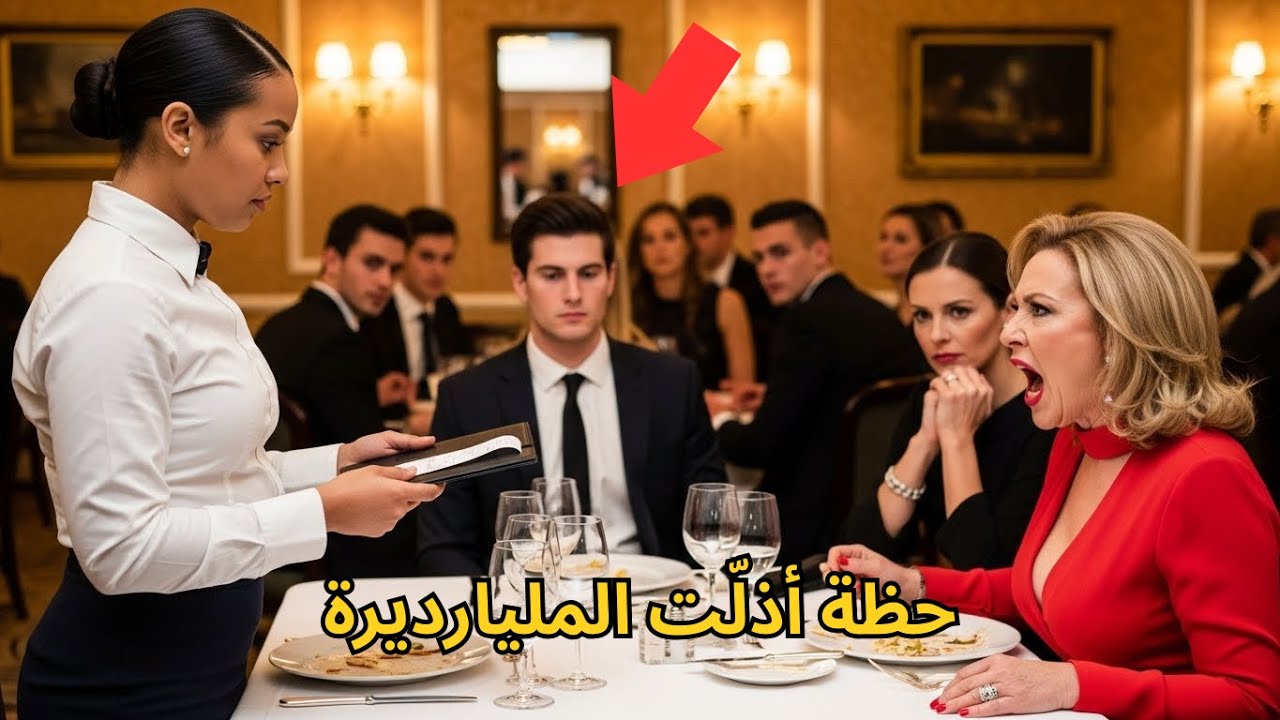 الجميع كان يخاف من المليارديرة… حتى نادلة بسيطة جعلتها تشعر بالخجل أمام الجميع | قصة ملهمة
