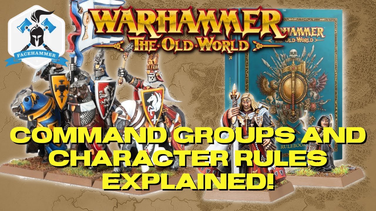 Warhammer the OLD WORLD — объяснение правил для командных групп и персонажей! — Подробный обзор п...