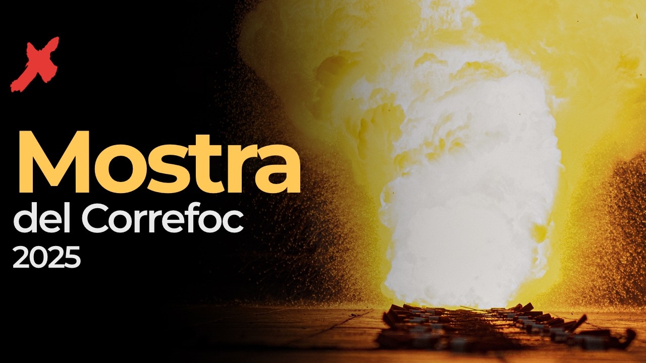Xàldiga - Mostra del Correfoc 2025.[4K+audio plaça]