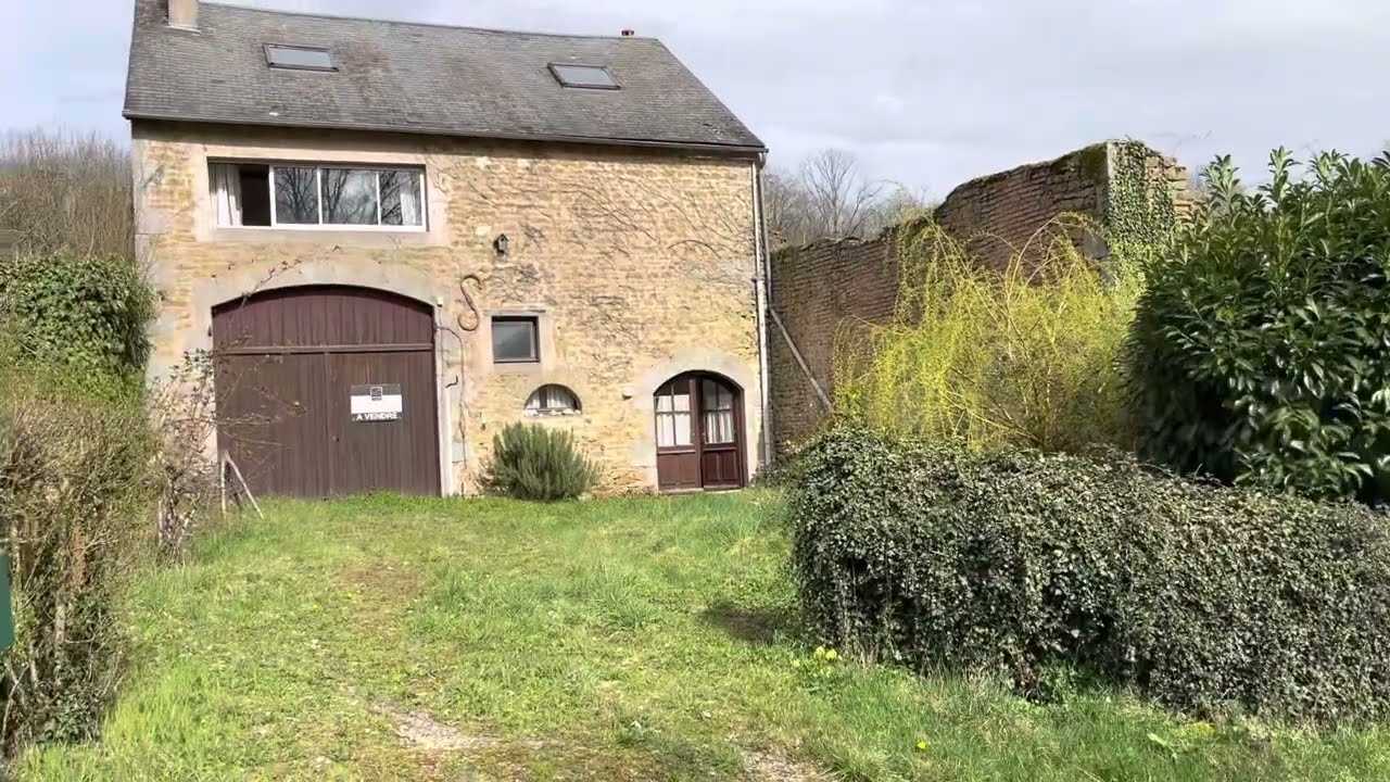 VENDU - SOLD Maison Pouques-Lormes Nièvre  Bourgogne France. PAT TV