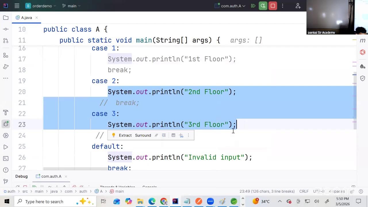 Core Java Session 25 - Jan 15th Batch