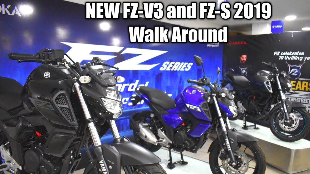 YAMAHA FZ-V3 /3.0 /Review/ First look/ walk around/ amazing colours...