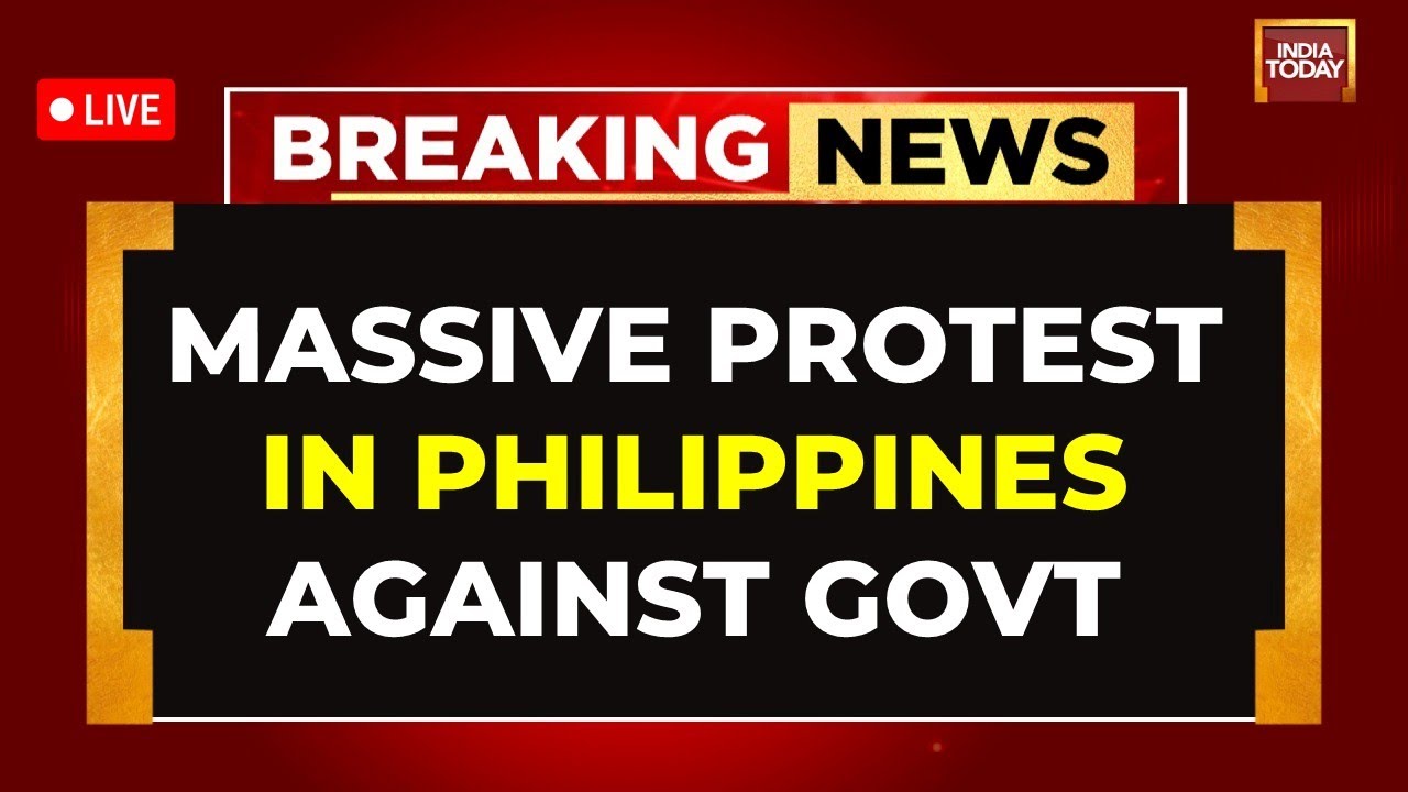 Philippines LIVE News | Massive Protest Against Philippines Government on Corruption LIVE Updates