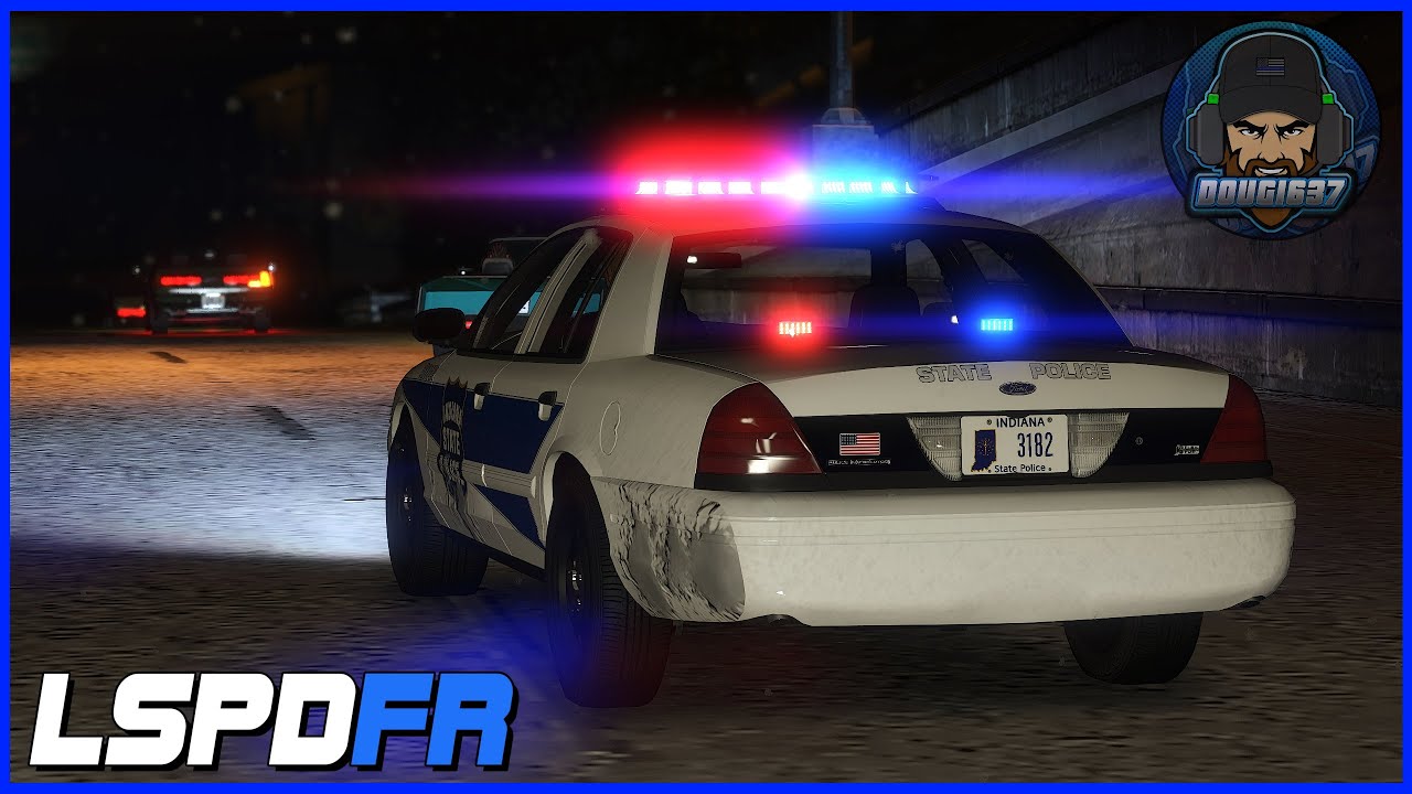 GTAV | LSPDFR 0.4.8 | Day-494 | Indiana State Police | 2011 CVPI
