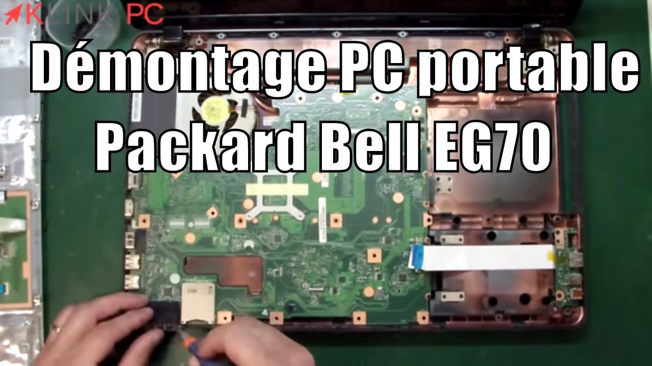 Как разобрать ноутбук Packard Bell EG70