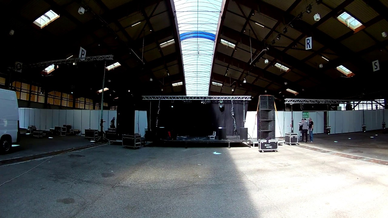 Installation Montage Sono DJ - Olympiades 2017 - Saint Etienne