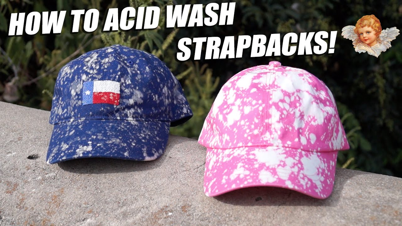 How to Acid Wash a Snapback! The Professional Tutorial Way!