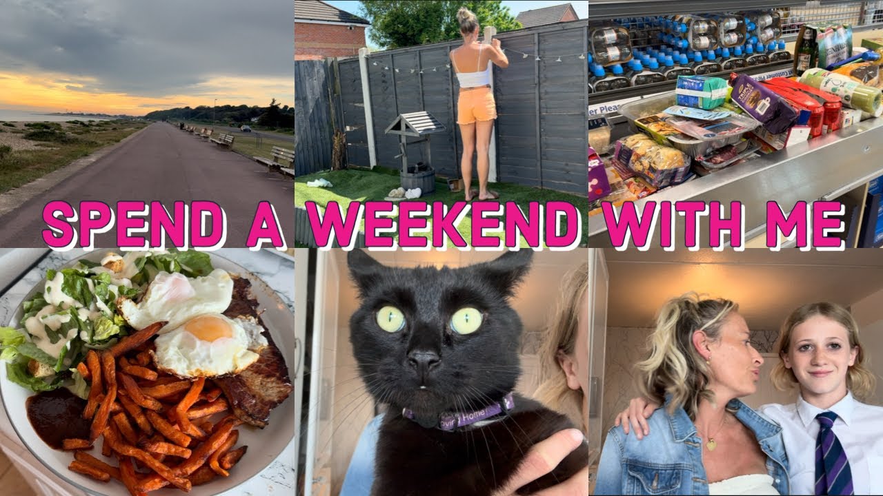 WEEKEND IN THE LIFE OF A UK SAHM | SHOPPING | COOKING | LOVELY WALKS | GARDEN DECORATION |
