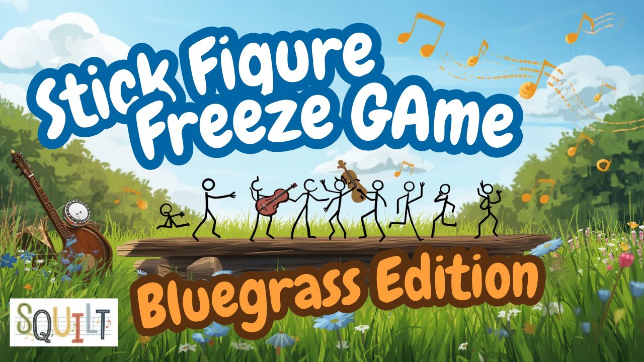 Stick Figure Freeze Game - Bluegrass Edition
