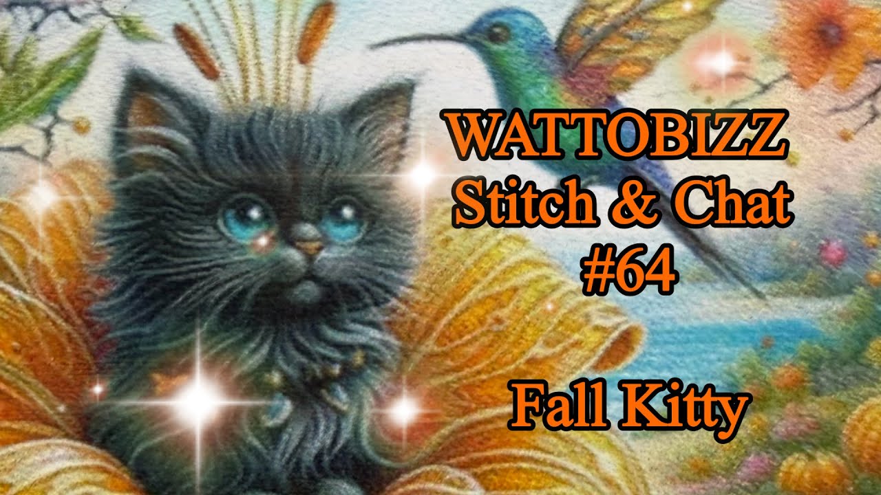 Wattobizz Stitch & Chat 64 - #wattobizz #crossstitch #salwithjeni
